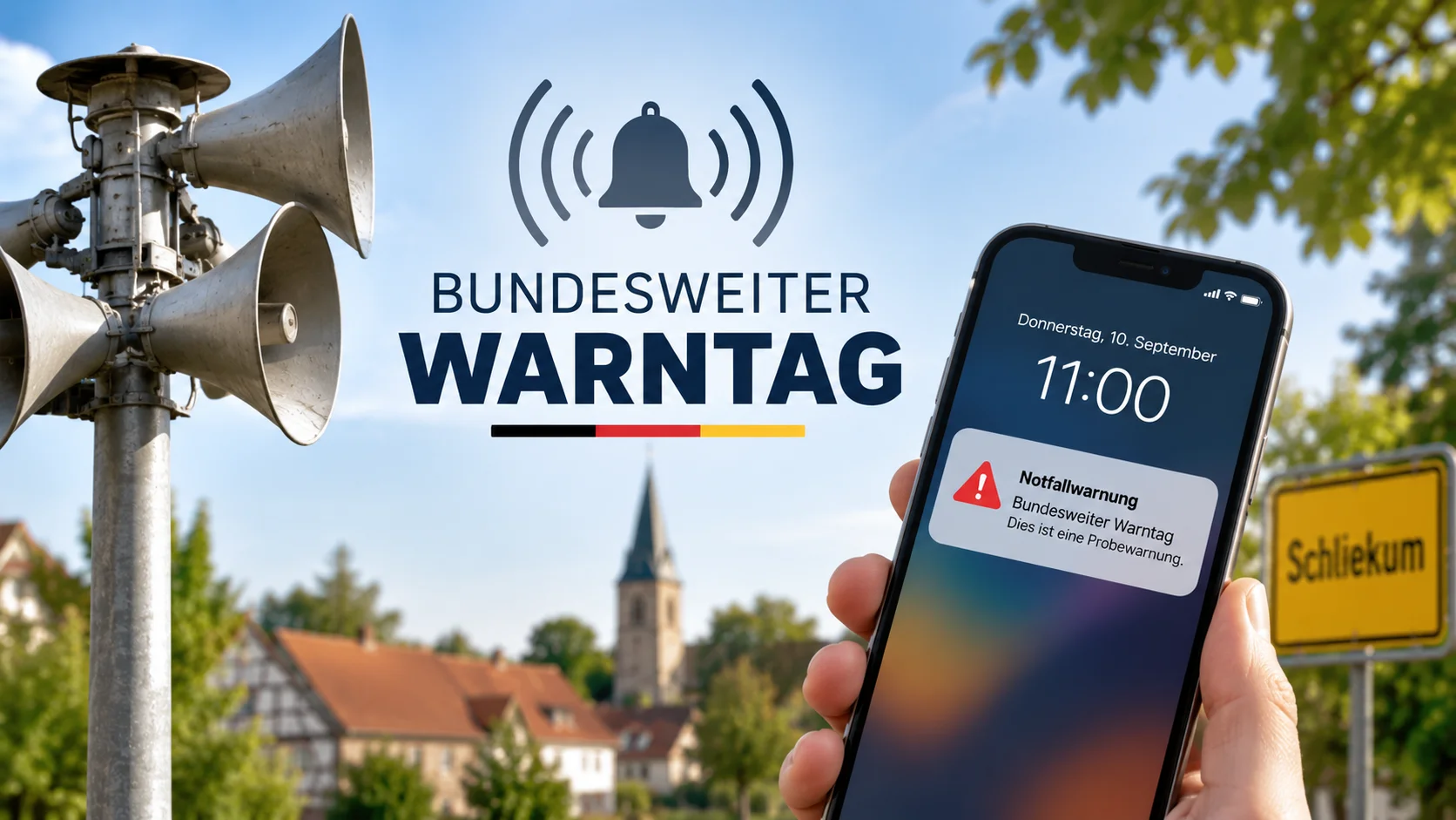 Bild zur News Bundesweiter Warntag 10.11. - 11:00